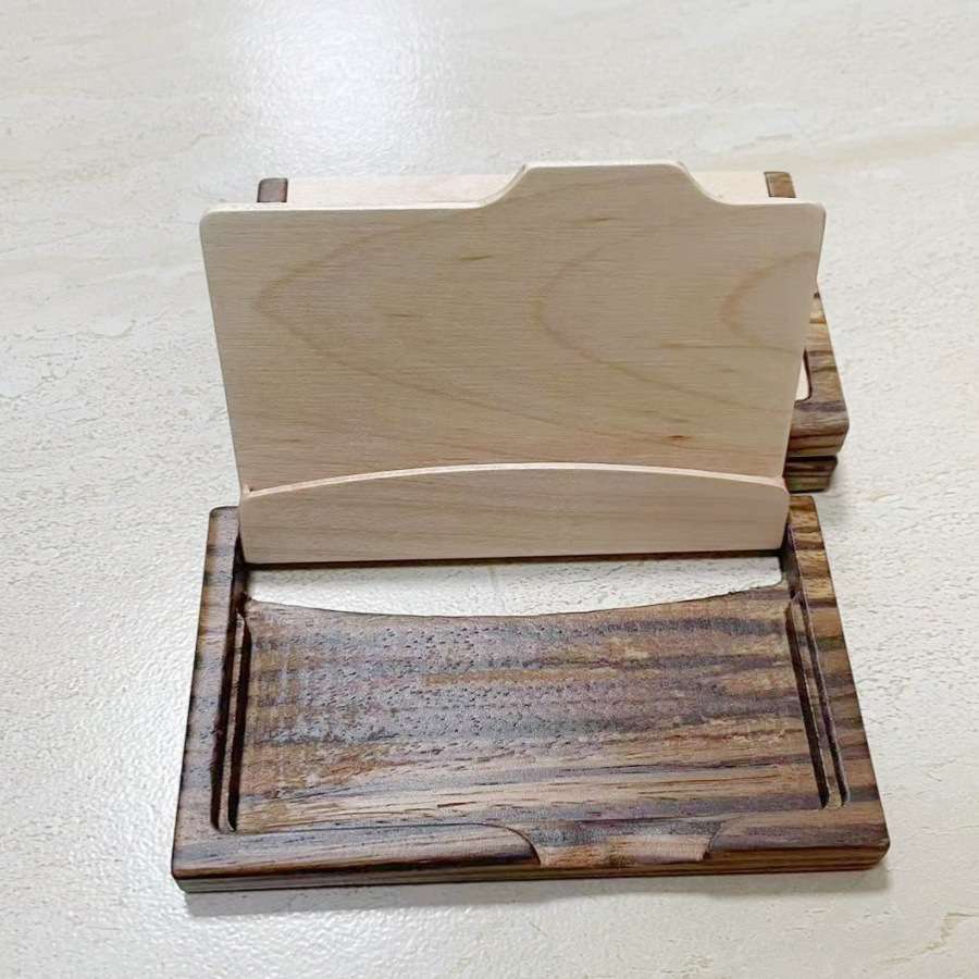 カードケース  木製二つ折り名刺ケース