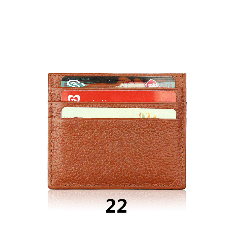 フラグメント ケース 極薄本革クレジットカードケース スキミング防止機能付き