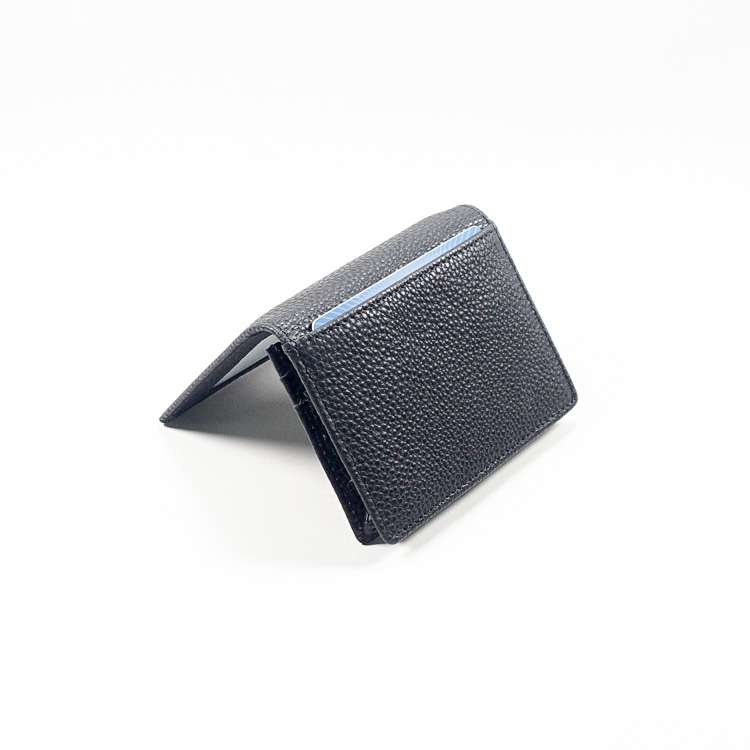  本革製コンパクト名刺入れカードケース