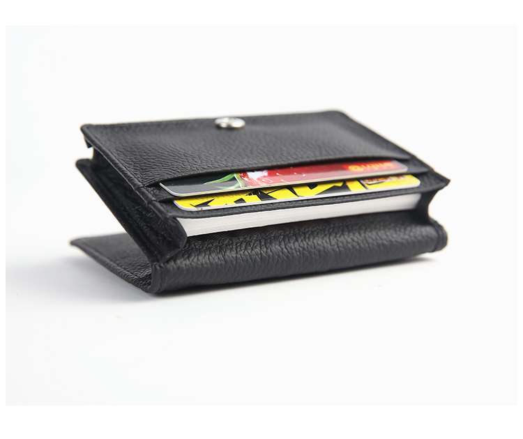  本革製コンパクト名刺入れカードケース