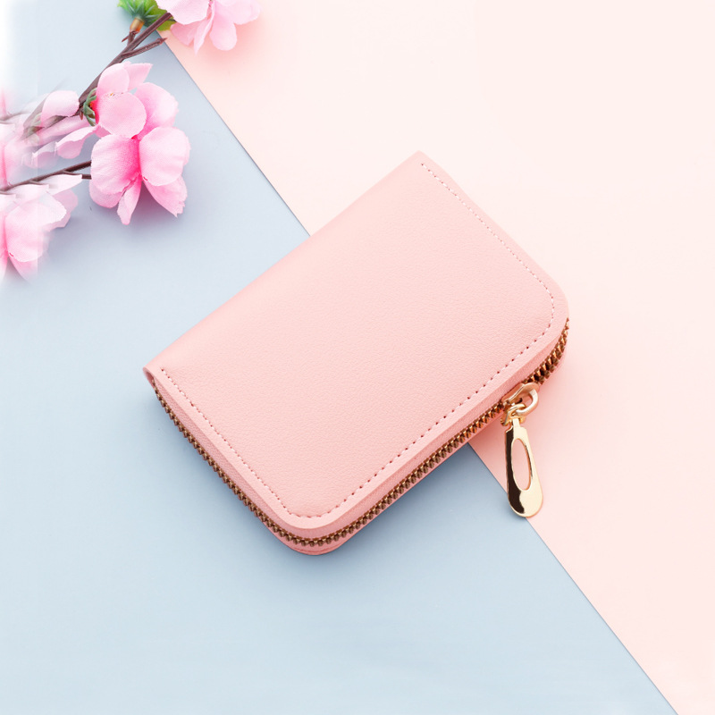 フラグメント ケース ラウンドファスナー式コンパクトカード収納クレジットカードケース