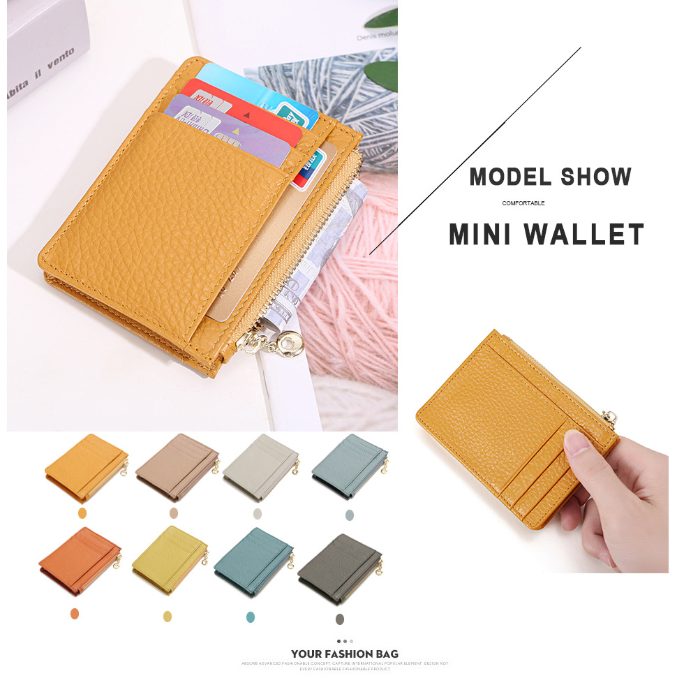 フラグメント ケース 本革クレジットカードケース マチ付き小銭入れ薄型財布