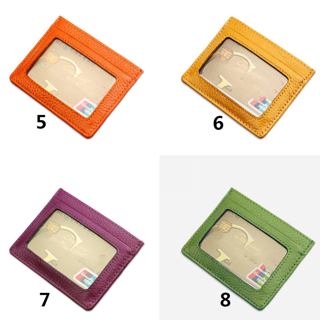 フラグメント ケース 極薄本革クレジットカードケース スキミング防止機能付き