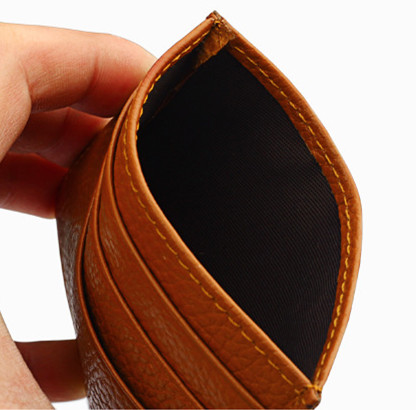 フラグメント ケース 極薄本革クレジットカードケース スキミング防止機能付き