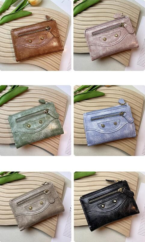 フラグメント ケース クレジットカードケース コンパクト財布 小銭入れ付き 合成皮革