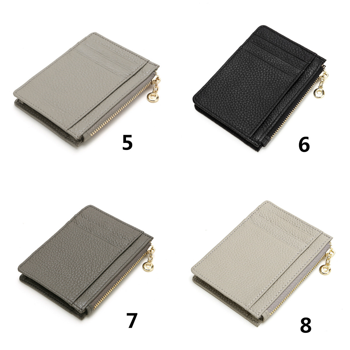 フラグメント ケース 本革クレジットカードケース マチ付き小銭入れ薄型財布