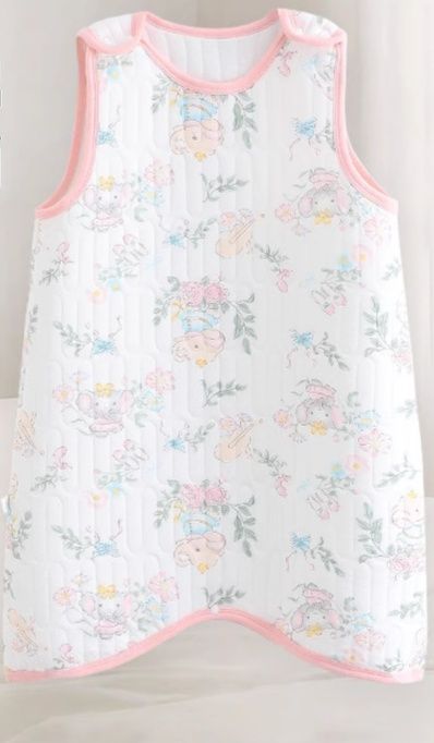 スリーパー 可愛い柄入り綿素材ベビー用スリーパー