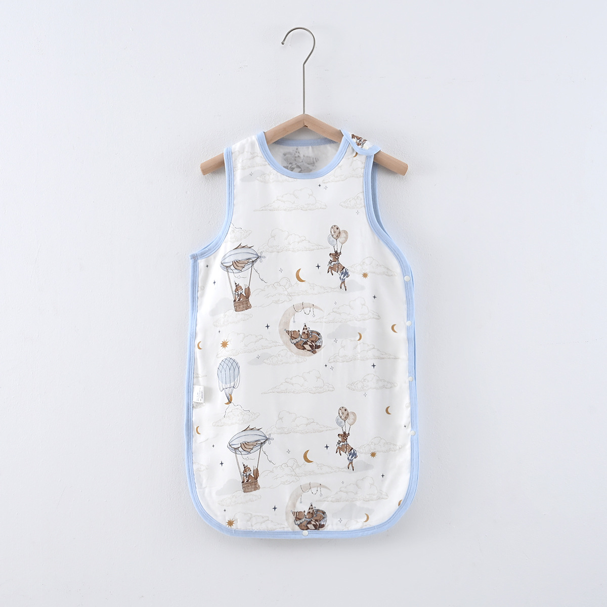 スリーパー 動物柄袖なし乳児用スリーパー