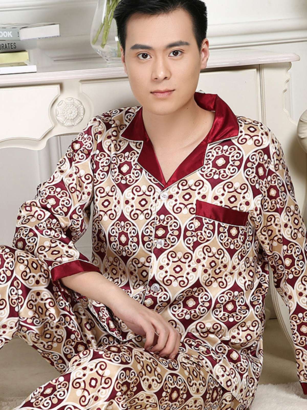 メンズパジャマ 優雅な紳士のための上質寝間着