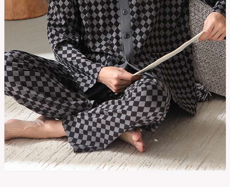 メンズパジャマ 洗練のくつろぎ紳士パジャマ