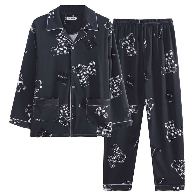 メンズパジャマ くつろぎのモダン柄パジャマ