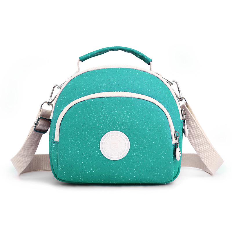 ミニ ショルダーバッグ きらきら星空柄丸型コンパクトクロスボディバッグ