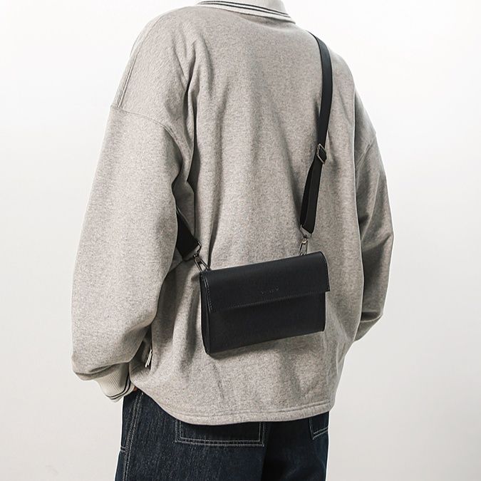 ショルダー バッグ ミニ スマート フラップ メンズミニショルダー