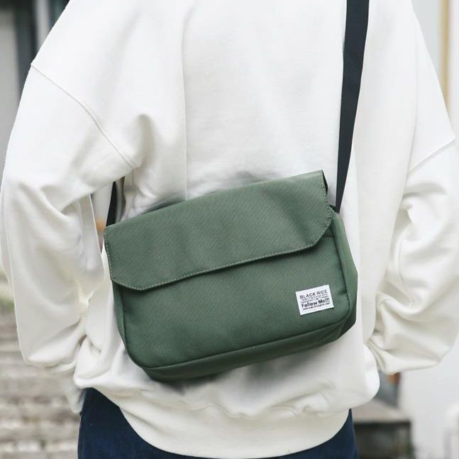 メンズショルダー バッグ ミニ シンプル フラップ メッセンジャー