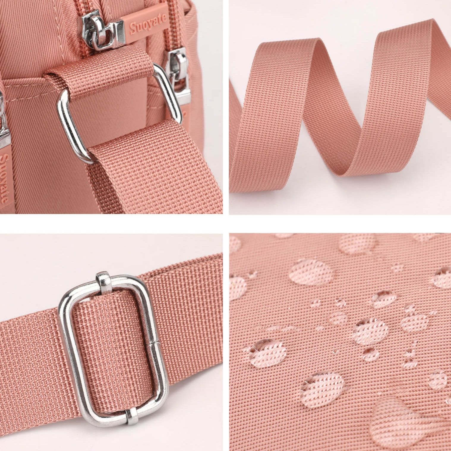 ショルダーバッグミニレディース多機能軽量設計