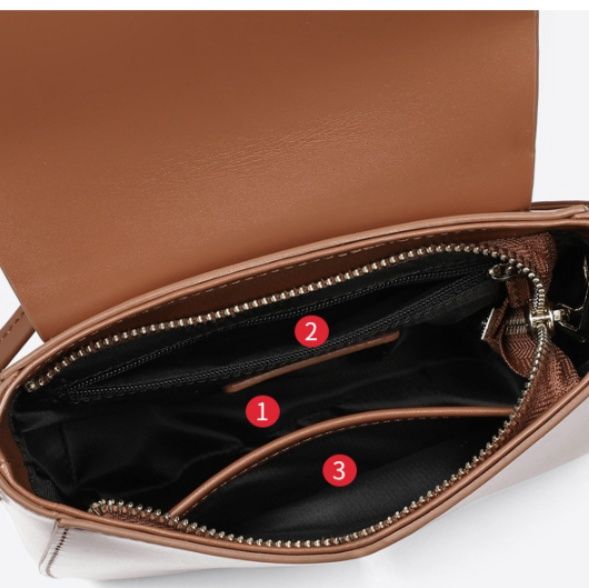 ミニ ショルダーバッグ レディース　丸みフラップ型