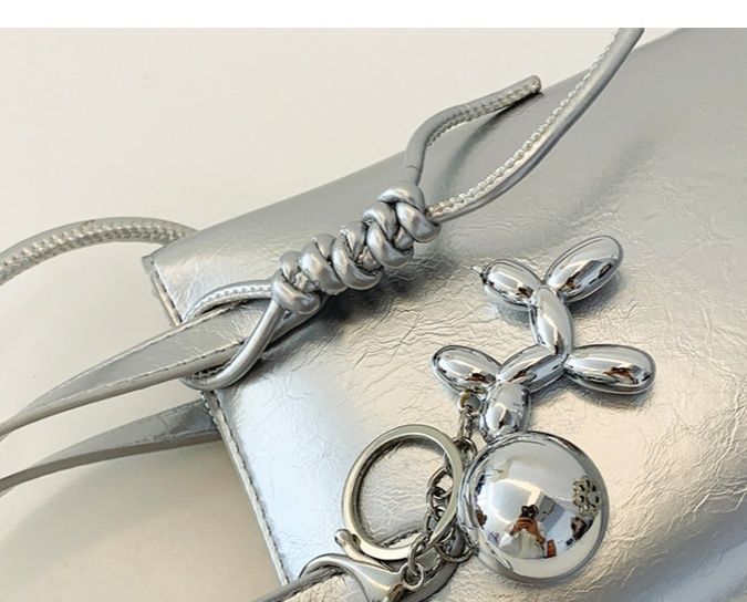 ショルダーバッグレディース編み込みストラップ付き小型