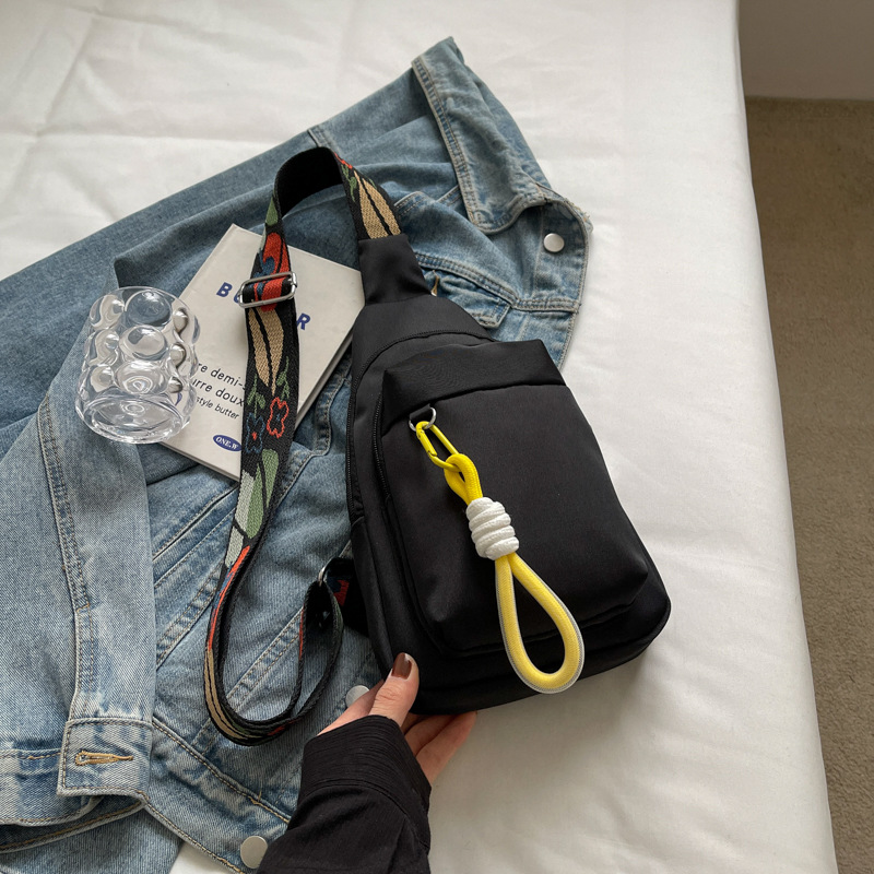 ミニ ショルダーバッグ 多機能ポケット付き斜め掛けボディバッグ