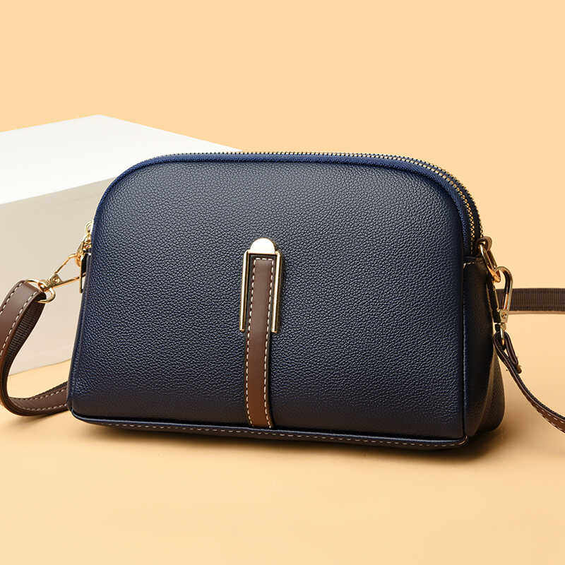 ミニ ショルダーバッグ 縦ライン配色斜め掛けミニショルダーバッグ