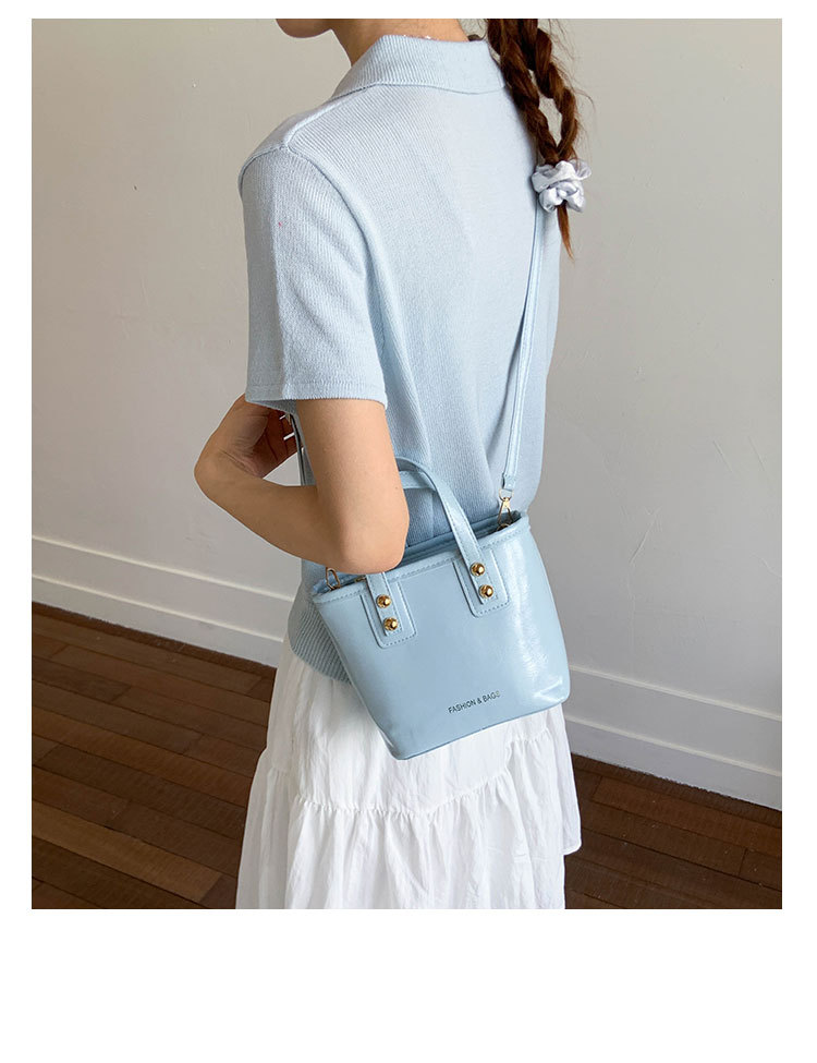 ミニ ショルダーバッグレディース  二通り 光沢合皮 韓国風 上品 鞄