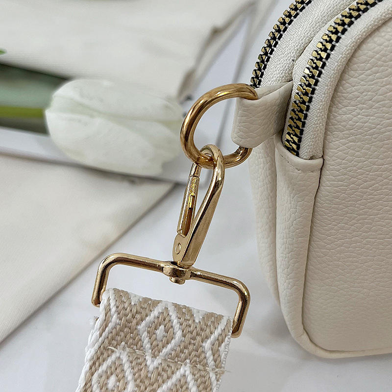 ミニ ショルダーバックレディース幾何学模様ストラップ付きコンパクト