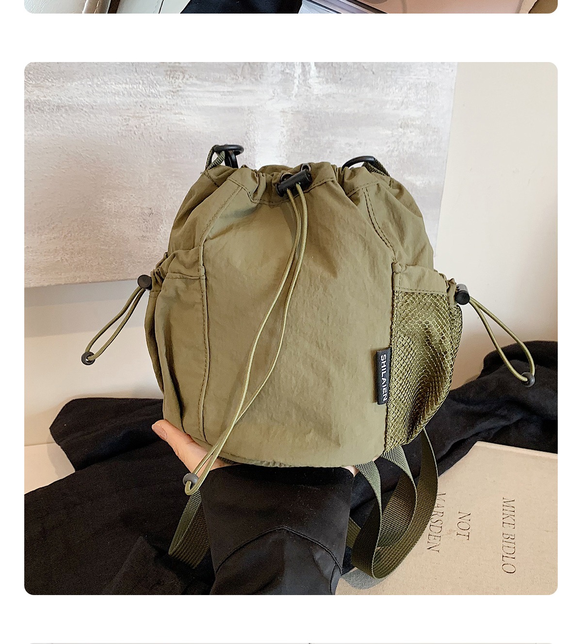 ショルダー バッグ ミニ 巾着型ミニショルダーバッグ