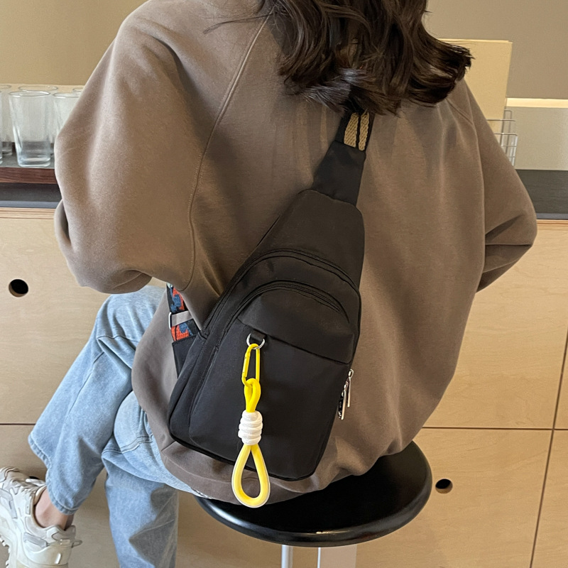 ミニ ショルダーバッグ 多機能ポケット付き斜め掛けボディバッグ
