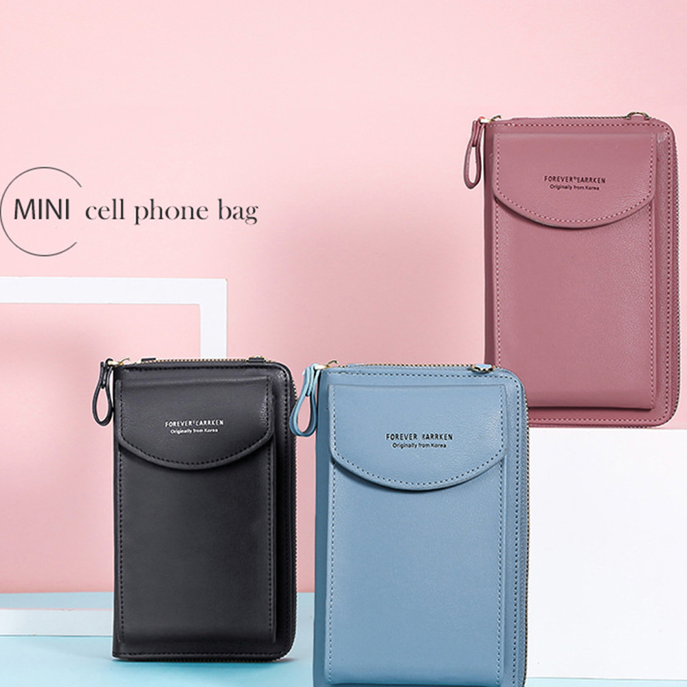ショルダー バッグ ミニ 多機能スマホショルダーバッグ 縦型ミニポーチ 10色