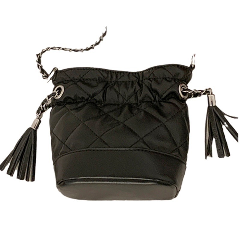 ミニ ショルダーバッグ キルティング チェーン付き レディース