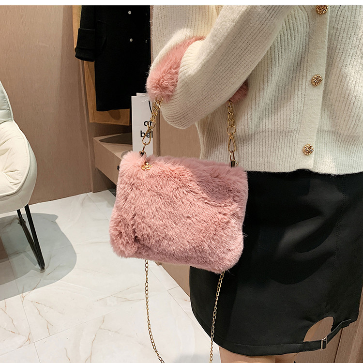 ミニ ショルダーバッグ ふわふわファー ミニショルダーバッグ レディース 韓国風