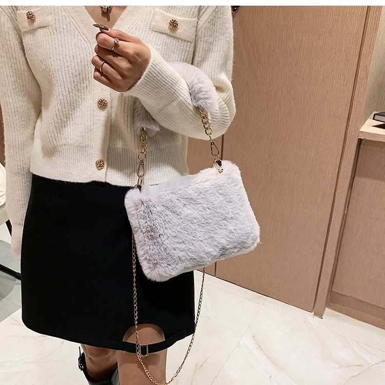 ミニ ショルダーバッグ ふわふわファー ミニショルダーバッグ レディース 韓国風