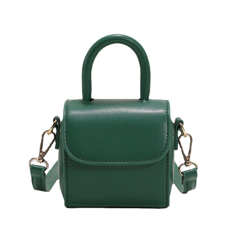 ミニ ショルダーバッグ レディース　上品フラップ式コンパクトハンドル