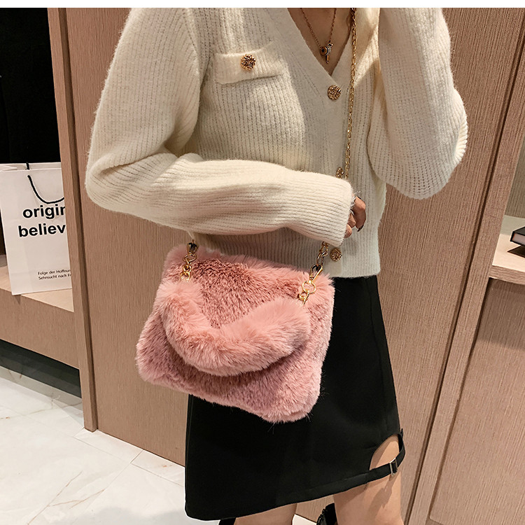 ミニ ショルダーバッグ ふわふわファー ミニショルダーバッグ レディース 韓国風