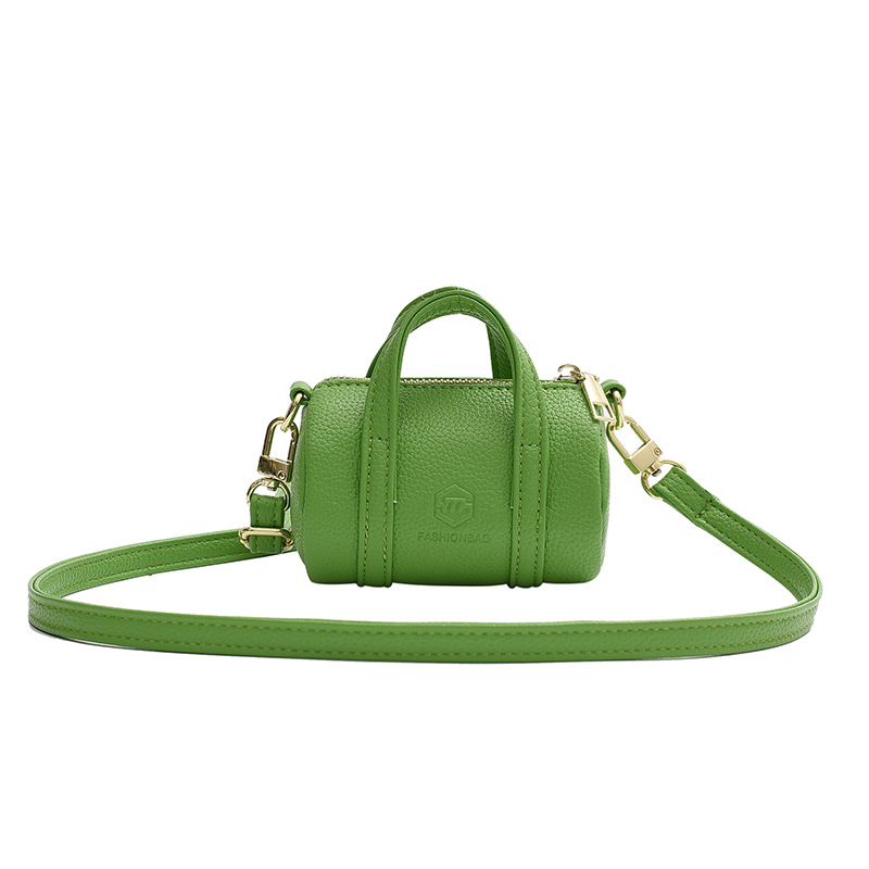 ミニ ショルダーバッグ レディース  合成皮革 全6色展開