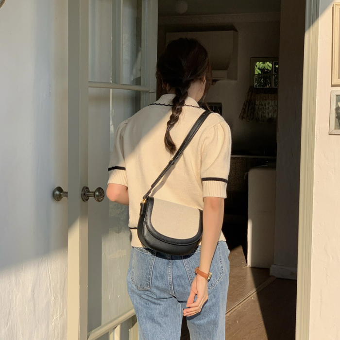 ミニ ショルダーバッグ レディース 軽量 合皮調 肩掛け きれいめ