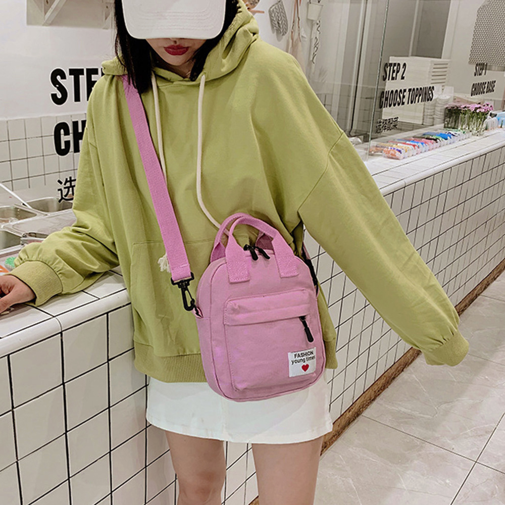 ショルダー バッグ ミニ ミニショルダーバッグ 二通り キャンバス軽量