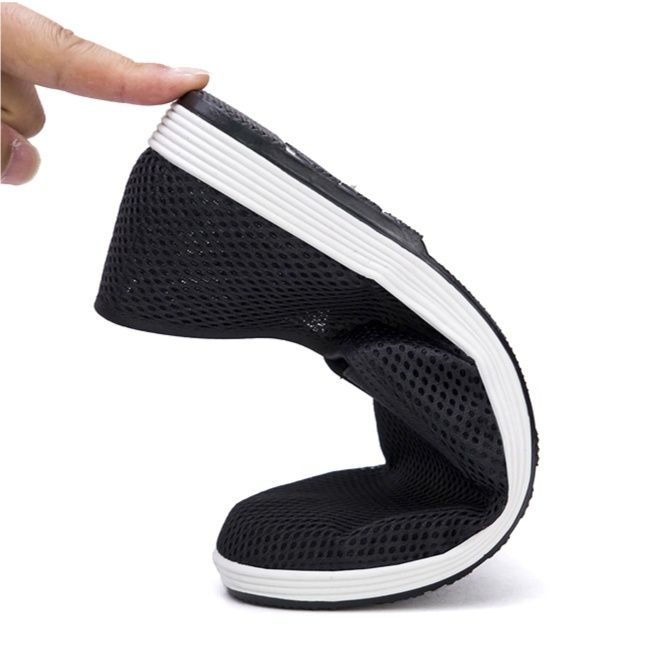 メンズ スリッポン 通気性抜群 メッシュメンズスリッポンシューズ