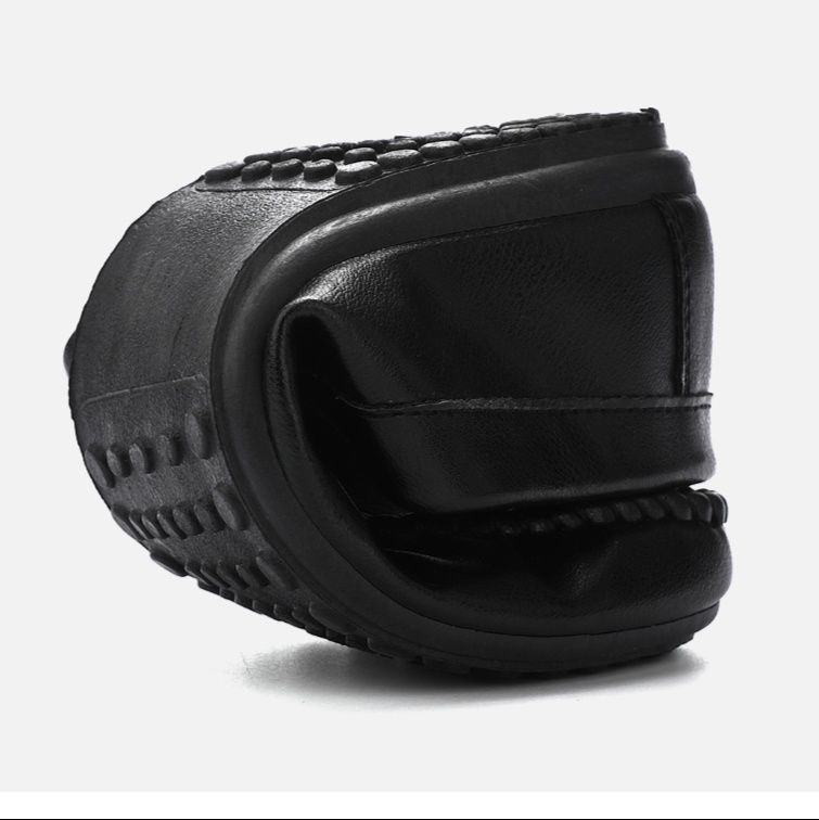 メンズ スリッポン 幾何学模様型押し本革運転靴