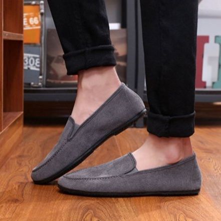 メンズ スリッポン コーデュロイ織り地カジュアル紳士靴