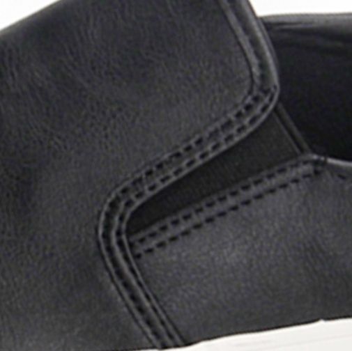 メンズ スリッポン 本革仕上げ厚底メンズ スリッポン