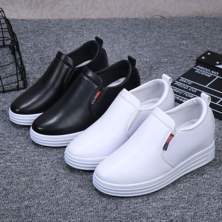 メンズ スリッポン 多機能レザー製メンズスリッポン