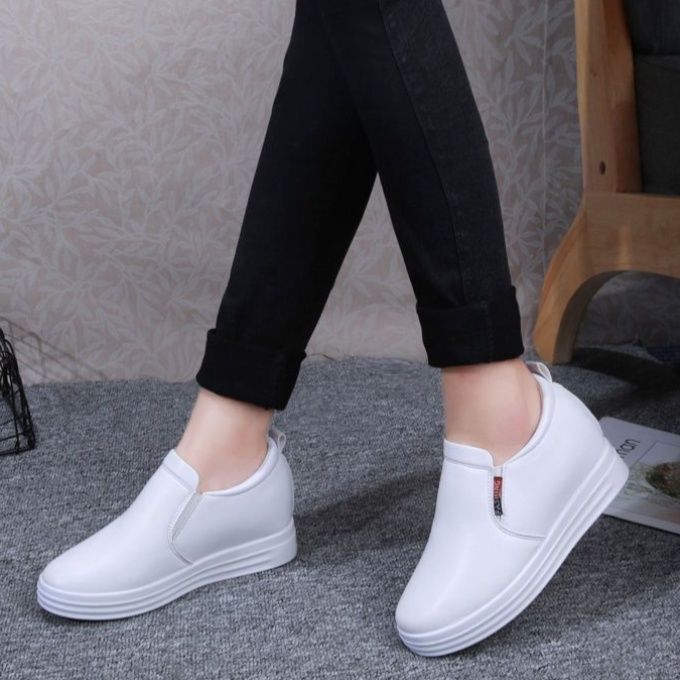 メンズ スリッポン 多機能レザー製メンズスリッポン