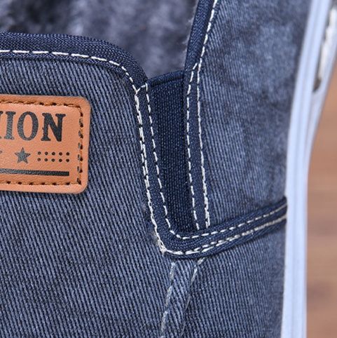 メンズ スリッポン 保暖キャンバススリッポン