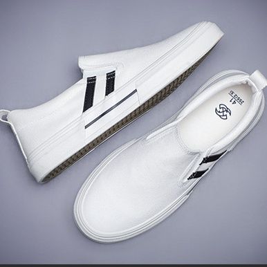 メンズ スリッポン 軽量キャンバス地スリッポン