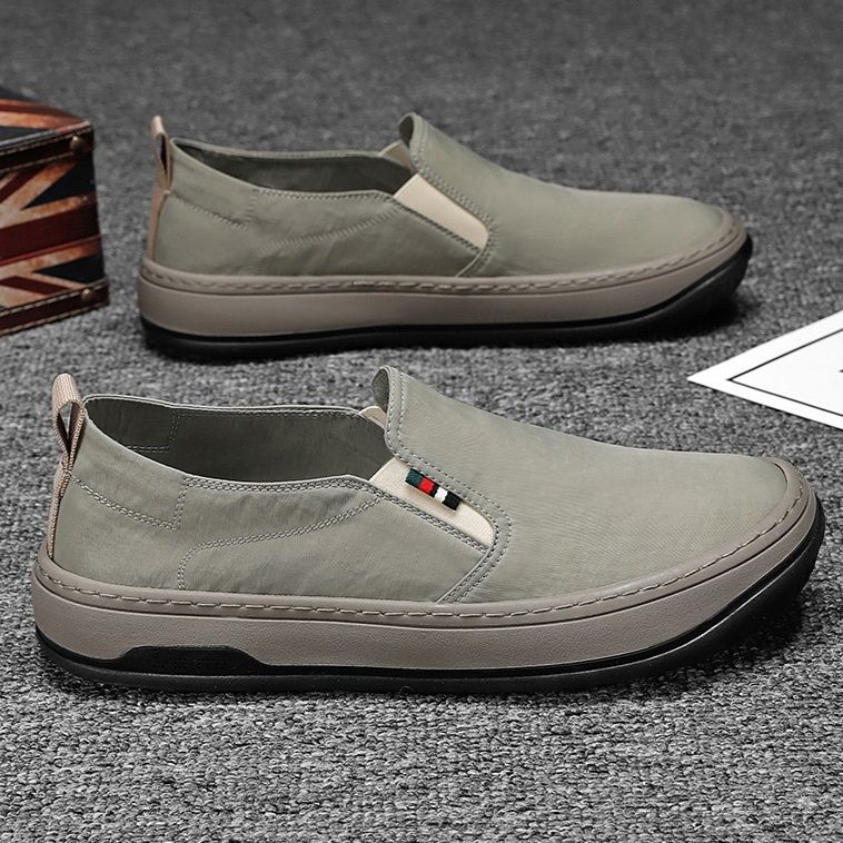 メンズ スリッポン 軽量快適キャンバス地スリッポン