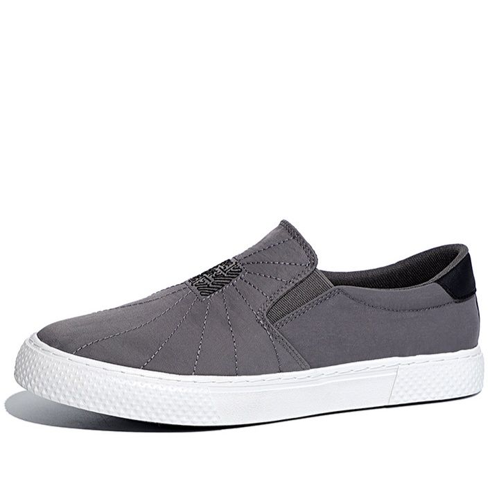 メンズ スリッポン シンプルデザイン軽量キルティング加工スリッポン