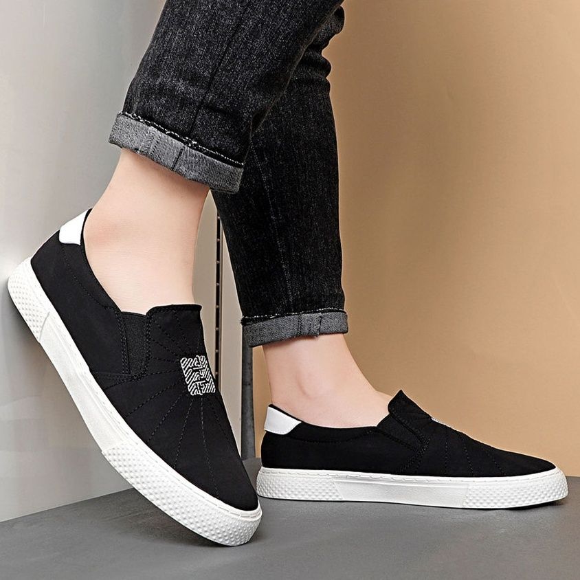 メンズ スリッポン シンプルデザイン軽量キルティング加工スリッポン