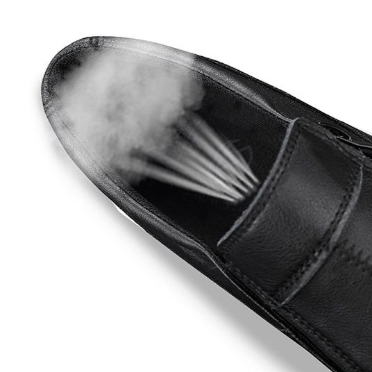 メンズ スリッポン サイドジップ付き本革メンズスリッポン