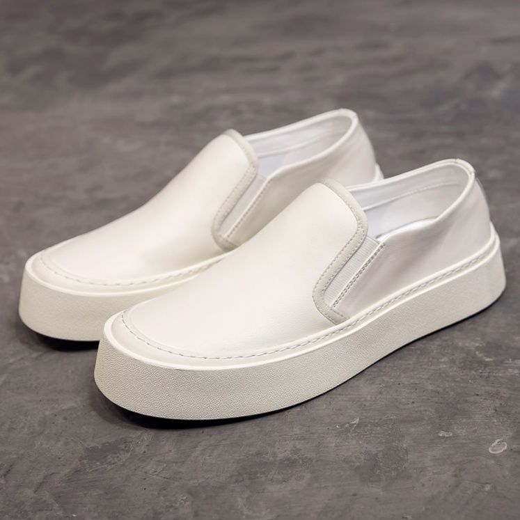 メンズ スリッポン 軽やか歩行快適キャンバス地無地スリッポン