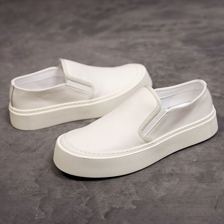 メンズ スリッポン 軽やか歩行快適キャンバス地無地スリッポン